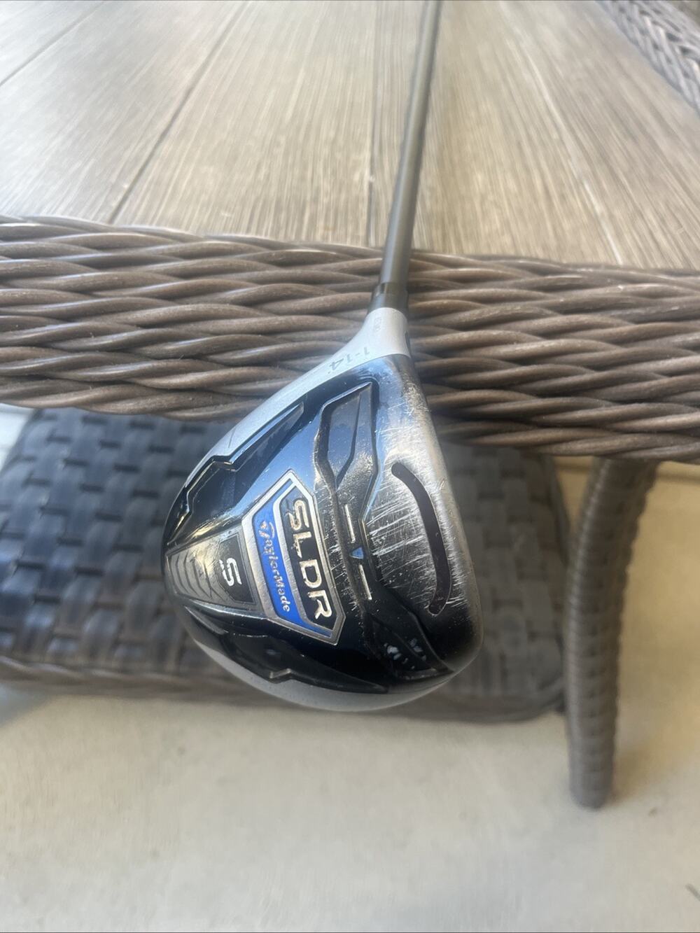 TaylorMade SLDR Mini Driver 12* With Reg Graphite Shaft 43”. LH